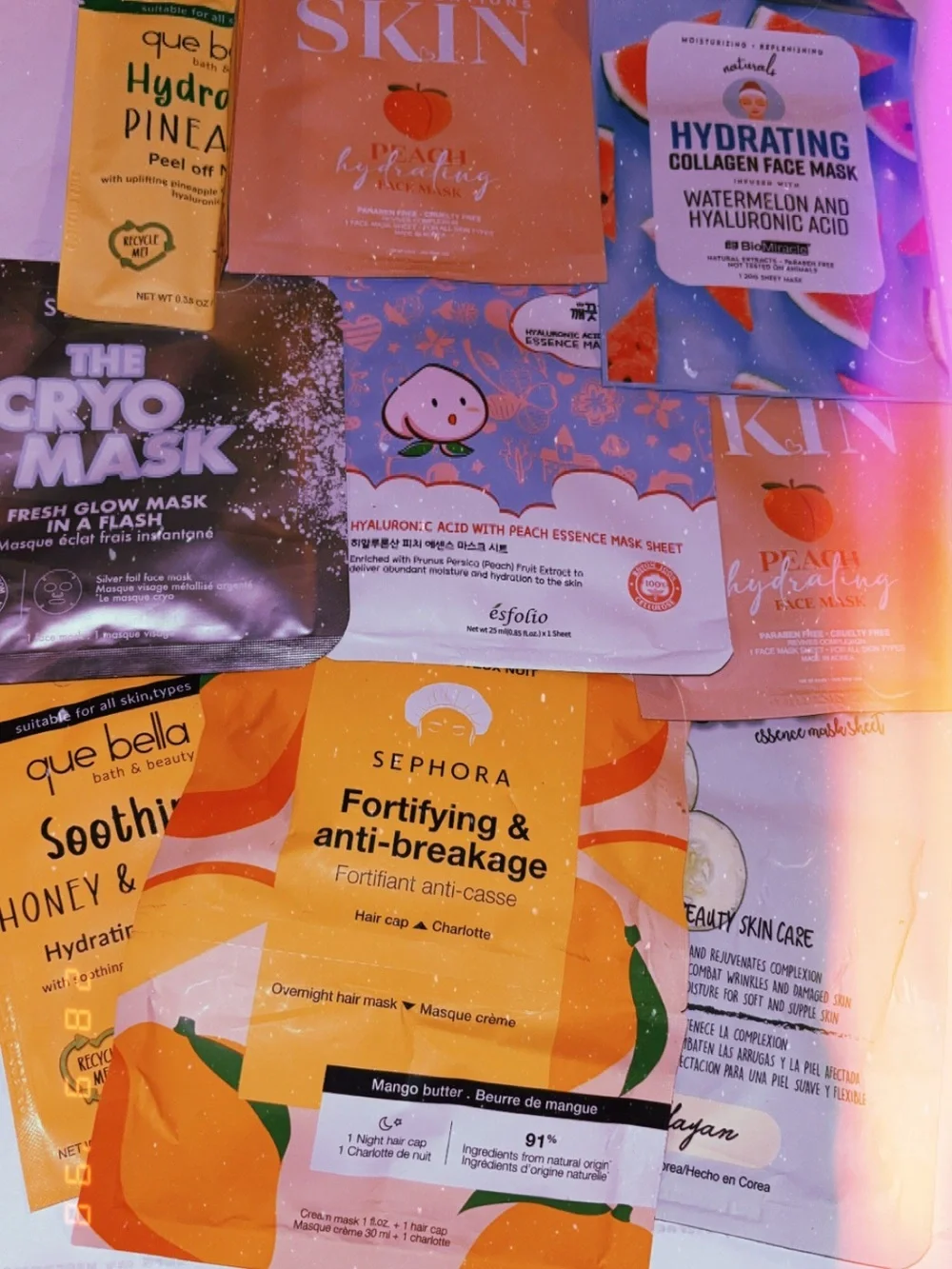 Face mask and hair mask bundle